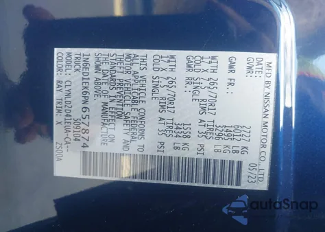 2023 Nissan Frontier Pro-4X 4X4 from USA, damaged, VIN 1N6ED1EK6PN657874